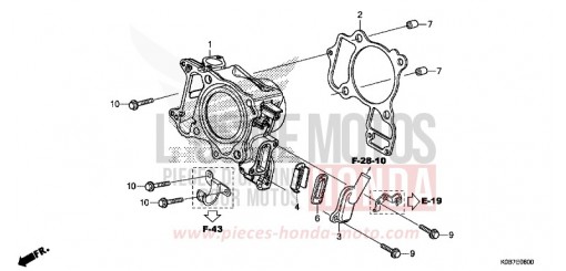 CYLINDRE/ANCHE SOUPAPE NSS300AK de 2019